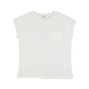 Sisters Department – T-Shirt, white, Leinen