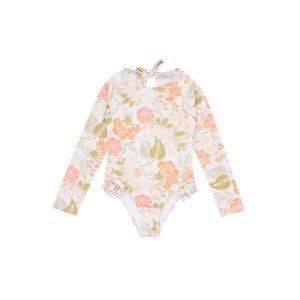 The New Society – Badeanzug „RAFFAELLA“, Blumenprint, Recycelt Polyester