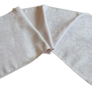 Tischläufer Mitteldecke Jaquard mit Struktur grau Tischwäsche 1 Stk 40×140 cm