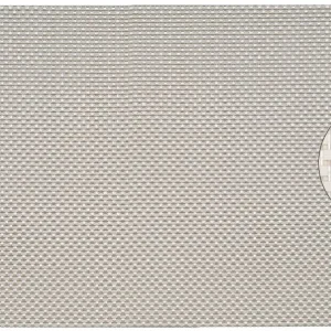 Tischset Platzset ELEGANCE weiß gewebt 1 Stk. abwaschbar 45×30 cm Kunststoff