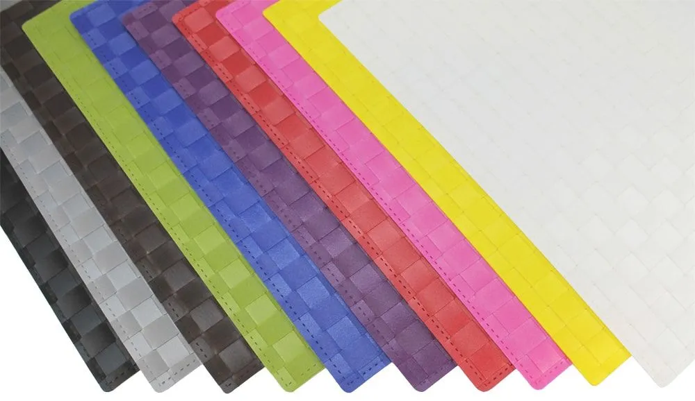 Tischset Platzset MODERN grün hellgrün geflochten Kunststoff 1 Stk. 45×30 cm – Bild 5