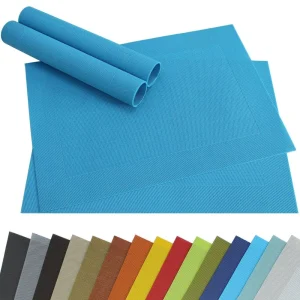 Tischsets abwaschbar im 4er Set, rutschfeste Platzsets, Farbe wählbar