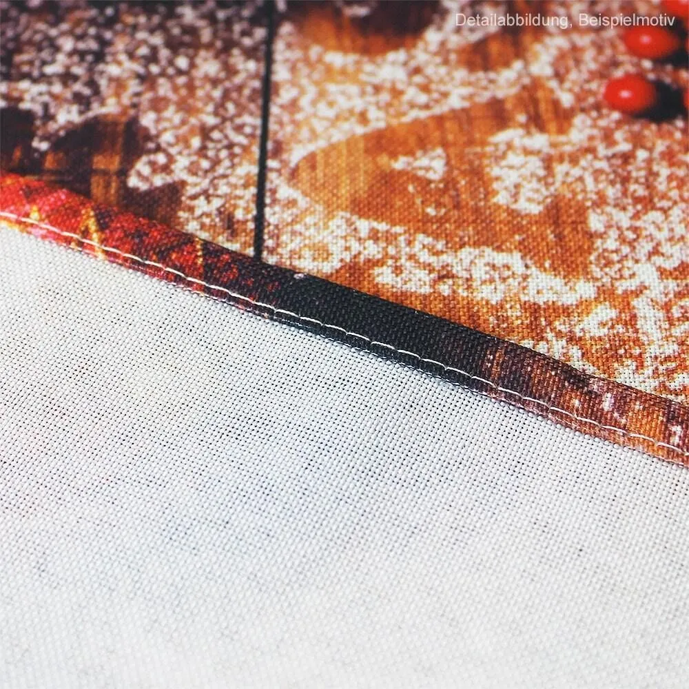 Tischsets Platzsets Textil CLOTH Hirschköpfe Silhouetten braun 2er Set 45×30 cm – Bild 4