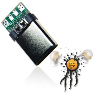 USB-C USB 3 USB 3.1 Male Adapter Modul 9mm