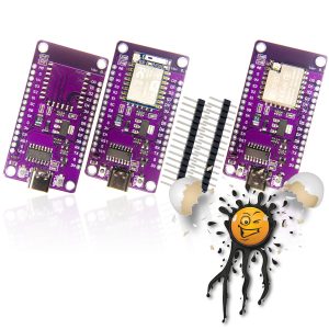 NodeMCU USB-C ESP-07 ESP-07S Adapter