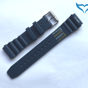 Uhren Armband 20mm Federsteg PU Band blau Schließe Edelstahl Deko Tabelle Pin bl