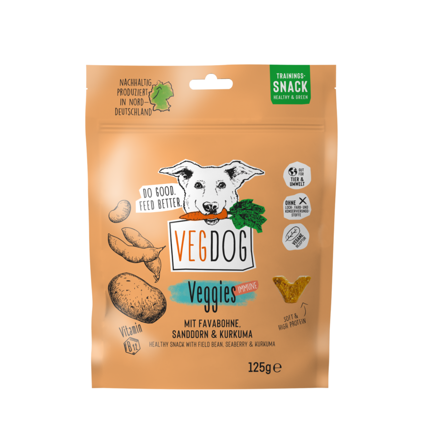 VEGDOG VEGGIES (immune, mit Sanddorn und Curcuma für starkes Immunsystem) – Bild 2
