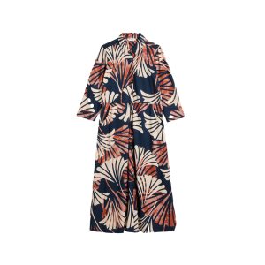 White Stuff – Kleid „RUA“, navy multi, Biobaumwolle