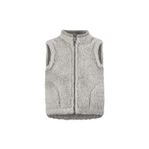 Alwero – Bodywarmer WALKES Junior, Biowolle, light grey