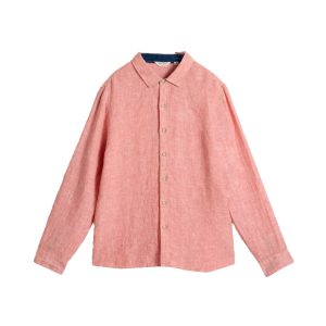 White Stuff – Leinenhemd „KESWICK“, mid pink, langärmlig