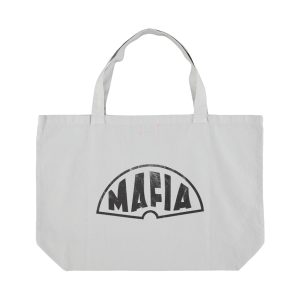 Sisters Department – XL Tragetasche, “MAFIA”, light grey, Canvas