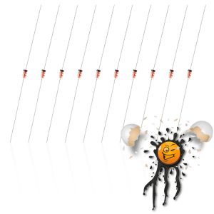 10 x DO35 DO-204-AH SOD27 Zener Diode Z Diode 1W 5% 1N4733A 5V1
