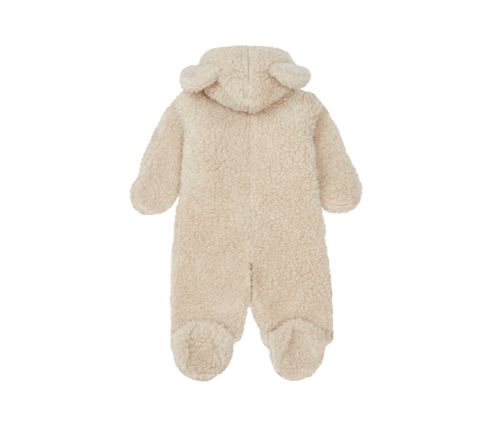 Alwero – Baby Overall „BEARS“, Biowolle, Beige – Bild 4
