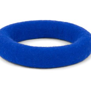 myFelt Hundespielzeug, Ring, handgefertigt, 100% neuseeländische Schurwolle, perfekt für Zerrspiele, waschbar, antibakteriell, 20cm (navy)