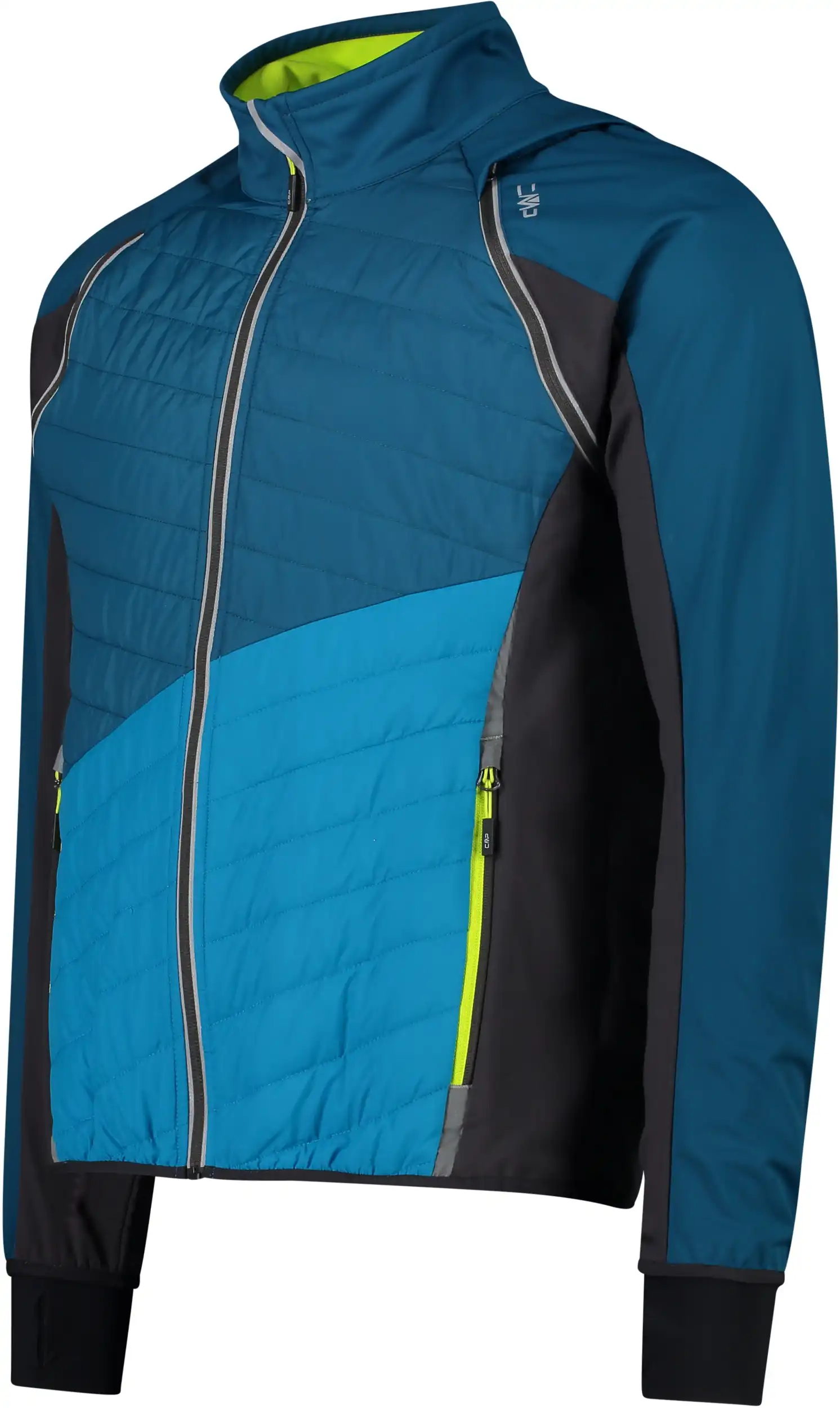 MAN JACKET DETACHABLE SLEEVE DEEP LAKE – Bild 4