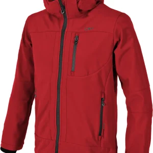 MAN SOFTSHELL JACKET ZIP  HOOD FERRARI-ANTRACITE