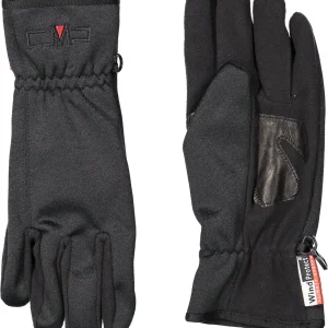 WOMAN FLEECE GLOVES NERO