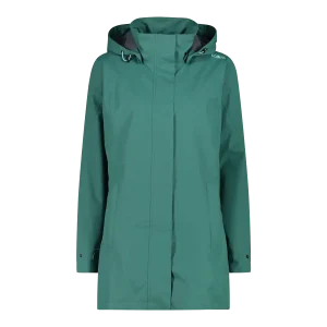 WOMAN JACKET SNAPS HOOD