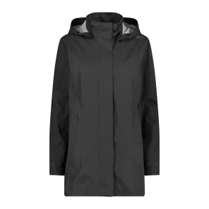 WOMAN JACKET SNAPS HOOD