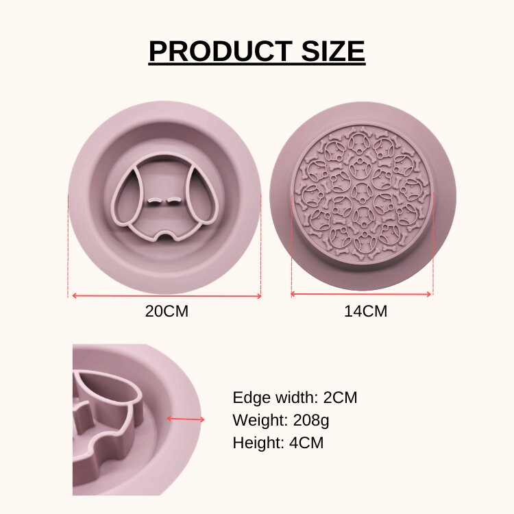 Schleckmatte 2in1, Slow Feeder Napf + Schleckmatte, blau (spülmaschinen-, gefrierschrankgeeignet, BPA-frei) – Bild 3