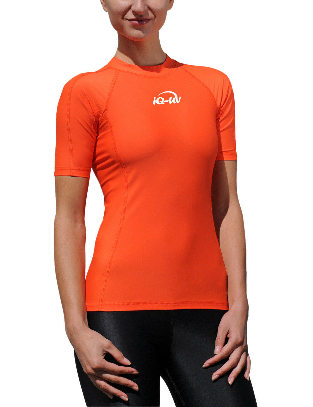 iQ UV 300 Shirt Slim Fit Ladies Women XS – XXL siren orange Damen Schutz Sport N – Bild 2
