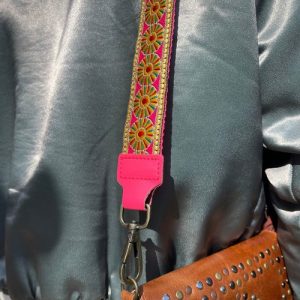 DWAM Taschengurt, Yellow Flower (antik-bronze Karabiner)