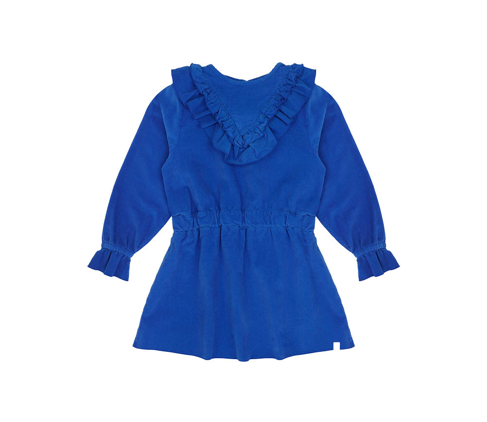 JENEST – Kleid, ROMY, coral blue, Biobaumwolle – Bild 3