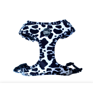 Verstellbares Soft-Geschirr, Kuhflecken (XS, S)