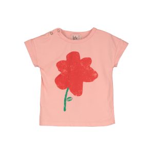 Lötiekids – T-Shirt ‚POPPIE‘, pale pink, Bio-Baumwolle