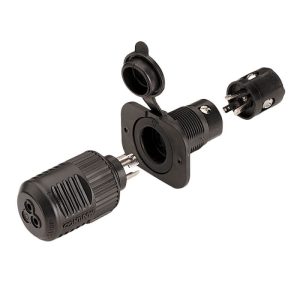 Stecker-Set 3-polig für 12-36 V bis 40 Amp.