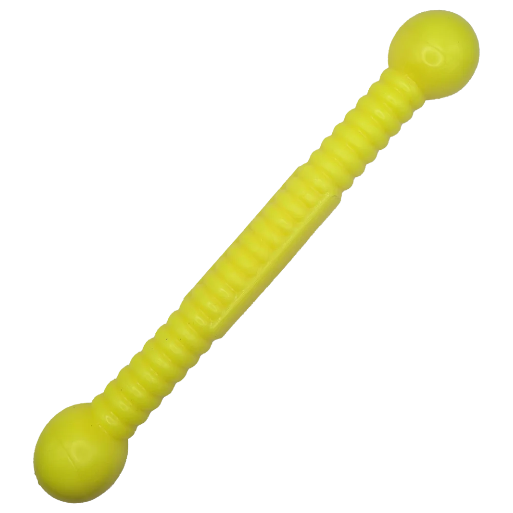 Moby Hundestock, extrem robust, PVC-frei, schwimmt, made in germany, 26x4cm, medium (orange, pink, türkis, gelb) – Bild 3