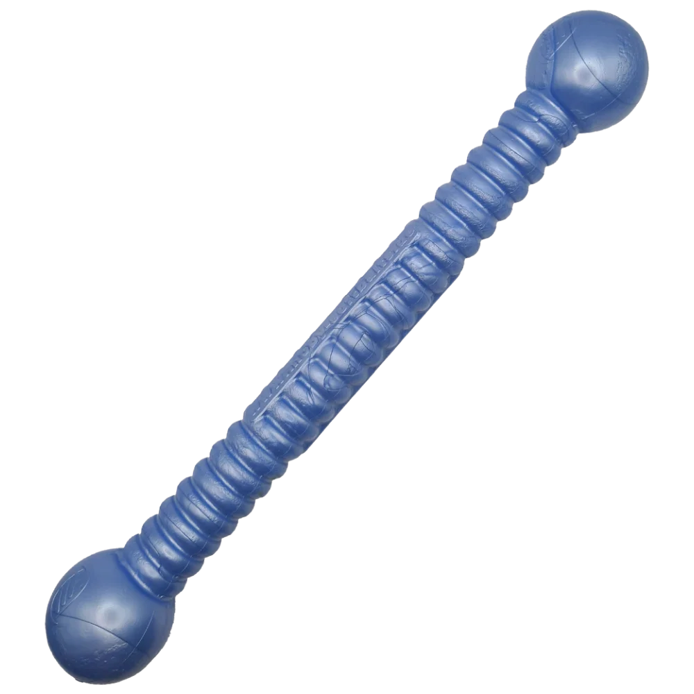 Moby Hundestock, extrem robust, PVC-frei, schwimmt, made in germany, 34,5x5cm, groß (gelb, metallic blau, orange, pink, türkis) – Bild 7