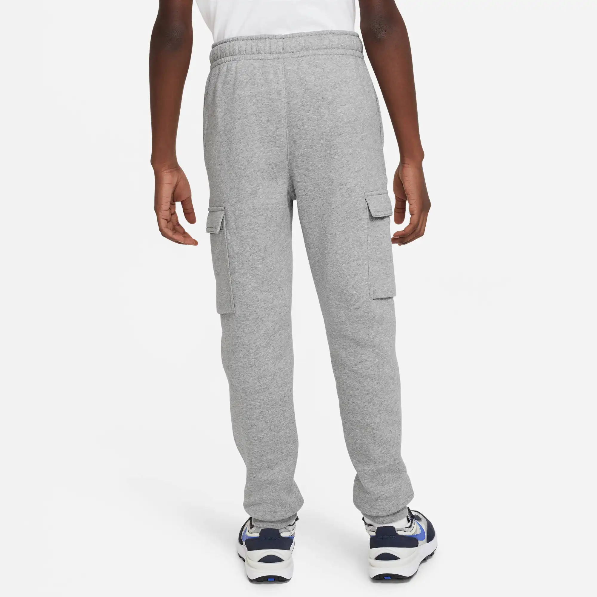 B NSW SI FLC CARGO PANT BB DK GREY HEATHER – Bild 3