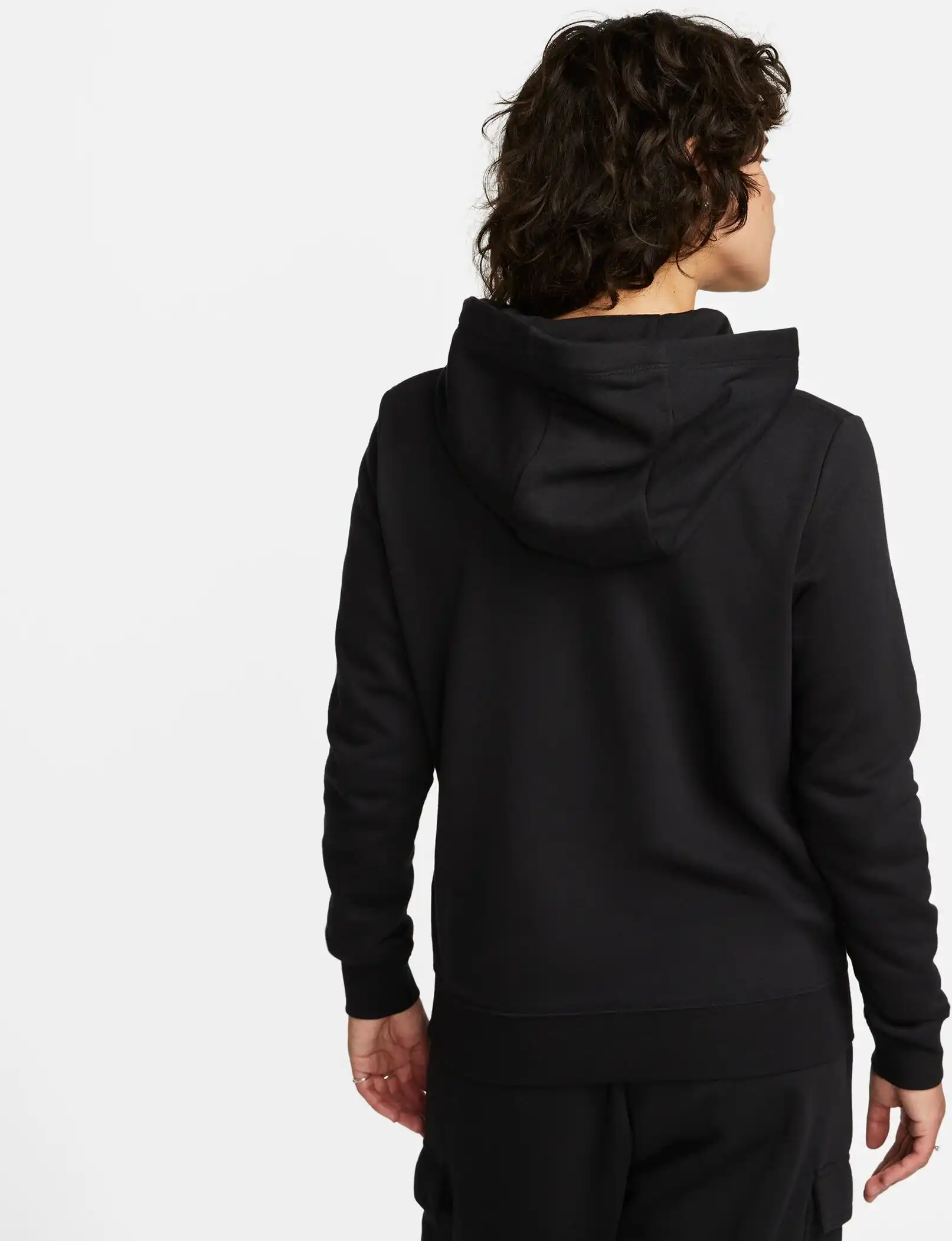 NIKE SPORTSWEAR CLUB FLEECE WO BLACK/WHITE – Bild 3
