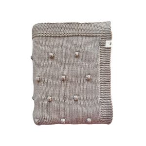 OH CHAPÔ – Babydecke, MINOO, Sand, Bio Merinowolle