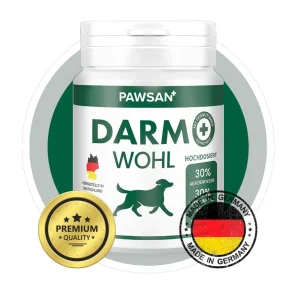 PAWSAN® Darm-Wohl-Drops (Adaptogene vom Vitalpilz Hericium, Präbiotika von Topinambur, Antioxidantien der Blaubeere), bei Blähungen oder Durchfall