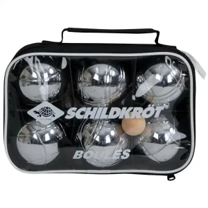 BOULE/BOCCIA Set, 2×3 Stahlkug