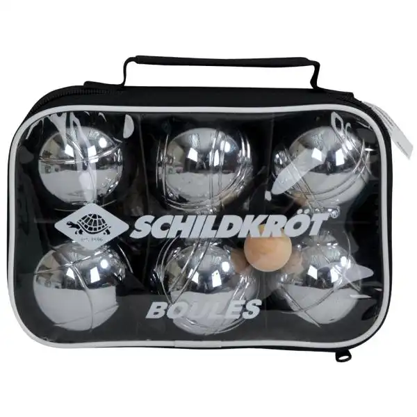 BOULE/BOCCIA Set, 2×3 Stahlkug