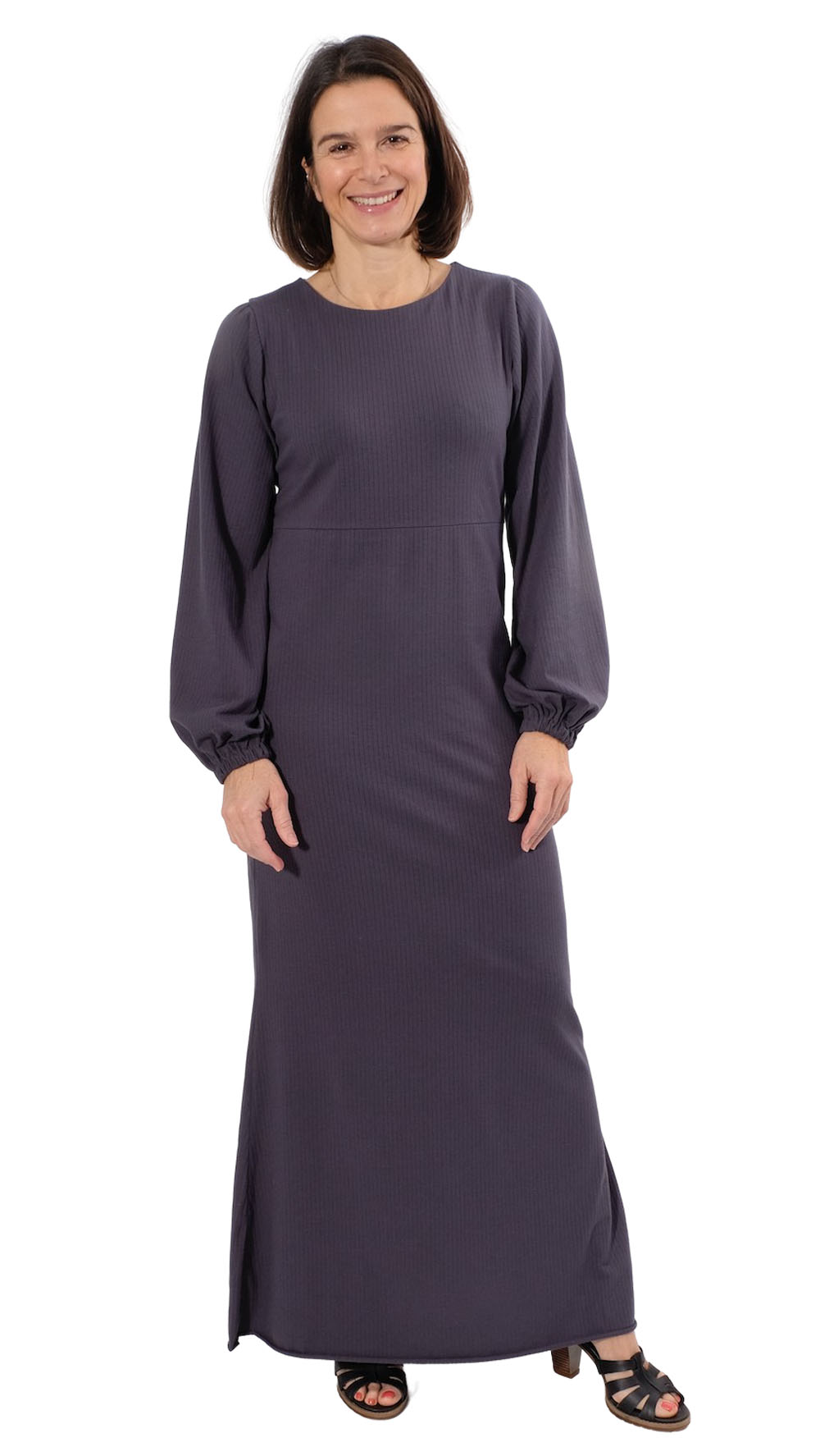 Jersey, weicher Rippenjersey, Blau – Bild 4