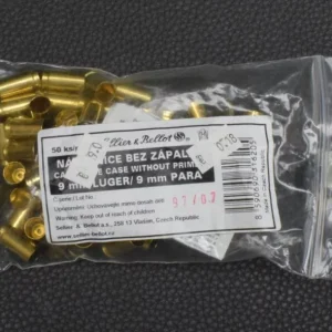9mmLuger von Sellier & Bellot 100 Hülsen, Neuware zum Sonderpreis!