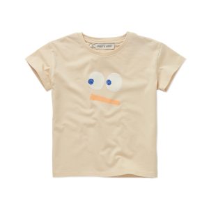 SPROET & SPROUT – T-Shirt ‚SMILEY‘ , sesame, Bio Baumwolle
