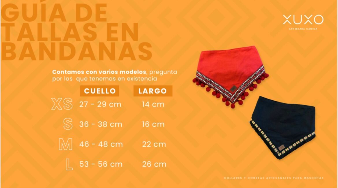 Handgefertigtes Boho-Hunde-Bandana, aus Mexiko, türkis Bommeln (mit Druckknöpfen), L – Bild 5