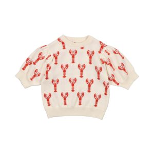 The New Society – Top „OIA“, ecru, Biobaumwolle