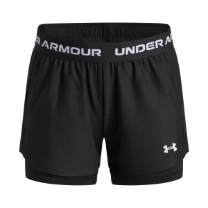 UA Tech Play Up 2n1 Short-BLK